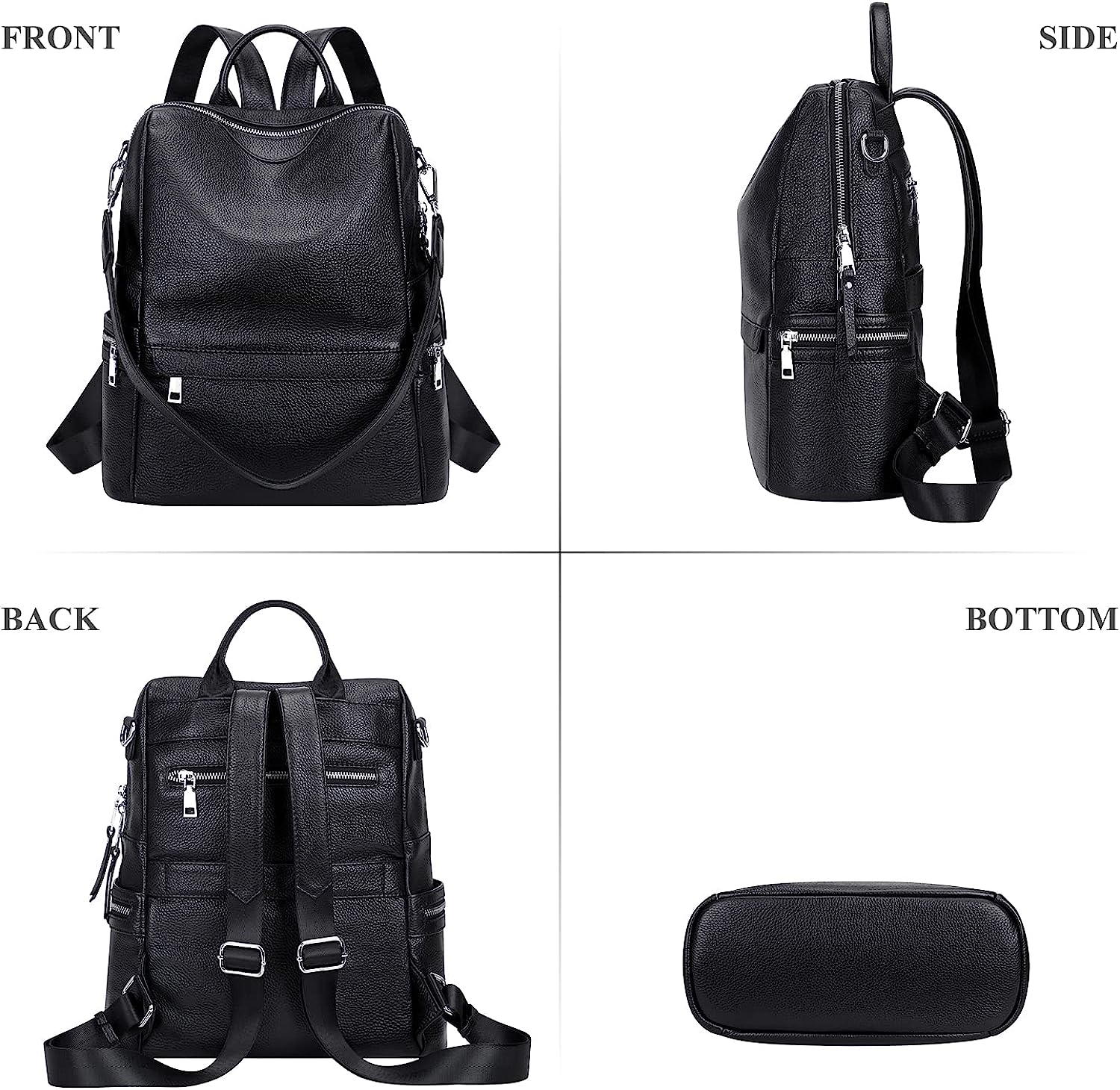 ProArch Women's Fashion Backpack Purses Multipurpose Design Handbags a